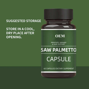 Capsule Pure di Saw Palmetto, 60 Pezzi, Supporto per la Salute <span class=keywords><strong>della</strong></span> <span class=keywords><strong>Prostata</strong></span> e del Tratto Urinario, Fornitura OEM ODM di Integratori Erboristici - Product Image 5