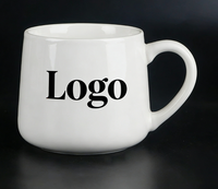 Mug en céramique classique de couleur unie avec logo personnalisable pour les entreprises et les cadeaux