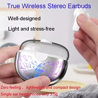 Casque sans fil Bluetooth 5.1, écouteurs de jeu miniatures intra-auriculaires, son Hi-Fi, contrôle tactile, casques sportifs
