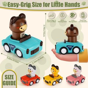 Voiture à pousser pour tout-petits, sans batterie, à friction, facile à nettoyer, sans BPA, pour l'intérieur et l'extérieur, modèle animal, EPT - Product Image 2