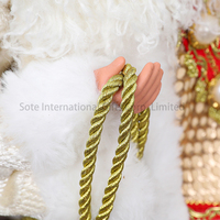 SOTE 45CM chaise à bascule père noël poupée Navidad Papa Noel assis père noël avec boîte-cadeau