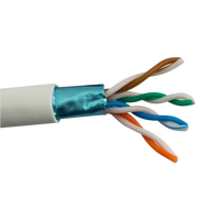 Cable de Comunicación FTP Cat5e Changbao de 305m - 4 Pares 24AWG Cobre Desnudo/CCA de Doble Conductor para Redes LAN de Computadoras