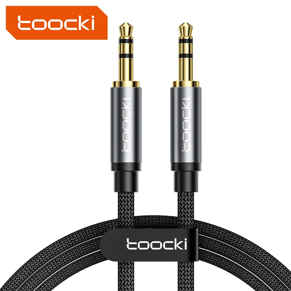 Toocki 2023 nuovo design 3mm jack aux cavo audio cavi de audio y video cavo rca car audio