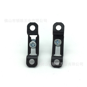 Black Steel Cabinet Connector R4915R4913 Durable <b>Hardware</b> Accessory For <b>Wardrobe</b> Shelf Support - Product Image 4