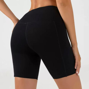 Pantaloncini sportivi <span class=keywords><strong>da</strong></span> Fitness a vita alta <span class=keywords><strong>da</strong></span> <span class=keywords><strong>donna</strong></span> più venduti pantaloncini <span class=keywords><strong>da</strong></span> ciclismo ad asciugatura rapida con natica di sollevamento <span class=keywords><strong>e</strong></span> pantaloni <span class=keywords><strong>da</strong></span> Yoga <span class=keywords><strong>attillati</strong></span> - Product Image 5