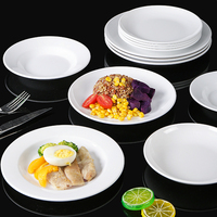 Assiettes Rondes en Mélamine Blanches de 7 à 20 Pouces, Design Bohème, pour Cadeaux - Vente en Gros