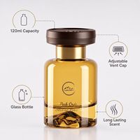 Diffuseur de parfum de luxe 120 ml en verre pour voiture, purificateur d'air, éliminateur d'odeurs, décoration d'intérieur