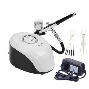 Kit d'aérographe ABS Portable professionnel Mini <span class=keywords><strong>compresseur</strong></span> Machine Piston cuivre matériel pour gâteau décoration peinture pâtisserie cuisson - Product Image 3