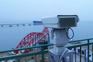 Caméra <span class=keywords><strong>thermique</strong></span> longue portée de sécurité périmétrique de 10 km, caméra PTZ pour les incendies de forêt - Product Image 5