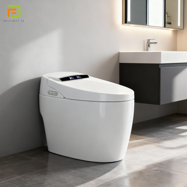 High Quality Automatic Open Sensor Flush Electric Bidet Toilet Water Closet Floor Mounted Bathroom Intelligent Smart Toilet