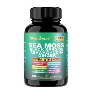 J19สำหรับสารสกัดจากมอสทะเลคุณภาพสูงแคปซูลขมิ้น95% bladderbrack รากหญ้าเจ้าชู้สำหรับผู้ใหญ่พลังงานสนับสนุนภูมิคุ้มกัน - Product Image 5