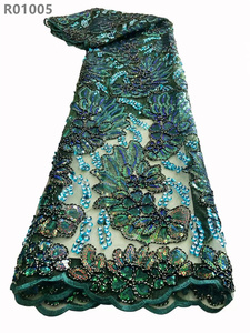 Wholesale Price Guipure <strong>Lace</strong> Fabric <strong>Fancy</strong> Sequins Embroidery Corded <strong>Lace</strong> Fabric - Product Image 5