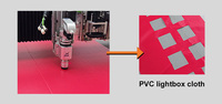 Automatische toevoer platte digitale snijtafel CNC vibratie-mes snijmachine voor PVC opblaasboten, waterdicht PVC snijmachine