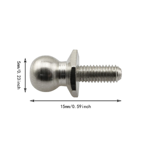 ग्रे5 टाइटेनियम 10 मिमी गेंद स्टड एम 6x10 मिमी - Product Image 3