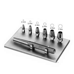 Kit de poinçons cutanés SIGAL MEDCO de haute qualité – Instruments chirurgicaux manuels de dermatologie pour biopsie cutanée de précision en acier inoxydable - Product Image 1
