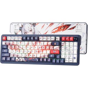 Bàn phím chơi game không dây RGB 98 phím <span class=keywords><strong>Redragon</strong></span> K686 PRO SE 3 chế độ, cơ học, anime, có ổ cắm và nút bấm thay thế nóng - Product Image 1