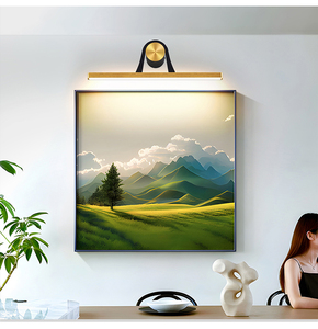 Lámpara LED moderna para tocador, aplique de pared para baño, ideal para maquillaje y como luz para cuadros en baños de hotel. - Product Image 3