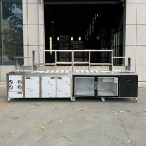 Comptoir et équipement pour bubble tea, bar à lait, table de travail pour bubble tea avec réfrigérateur - Product Image 2