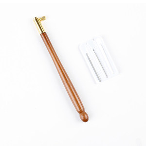 Ago da ricamo artigianale in faggio per uso quotidiano, con perline ricamate alla francese, lavorato a <span class=keywords><strong>uncinetto</strong></span>, accessorio per cucito e lavoro a maglia Luneville - Product Image 5