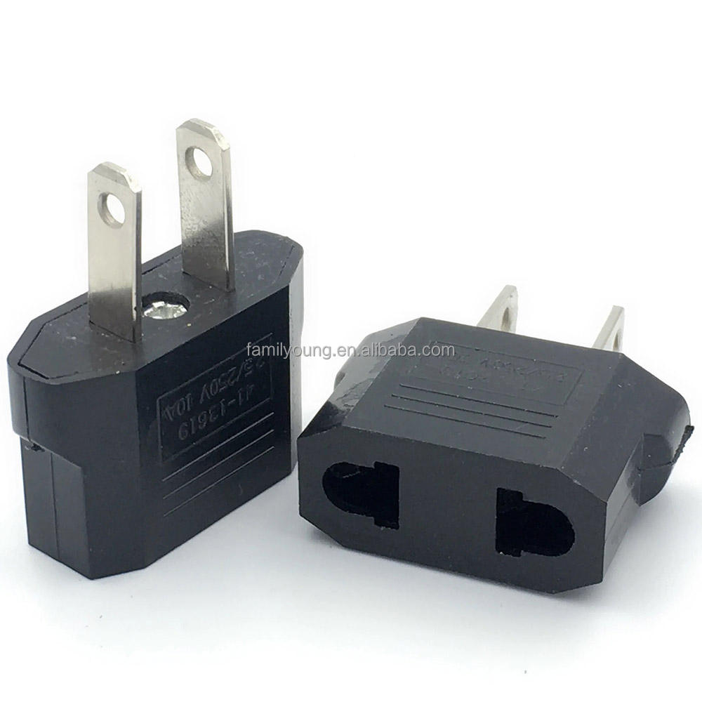 EU에서 미국 플러그 어댑터로 변환기 미국 일본 호주 미국 AU 플러그에서 EU 여행용 AC 전원 어댑터 변환기 소켓 아울렛 휴대폰  노트북용| Alibaba.com