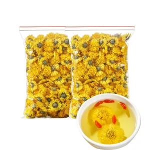 Premium Large Gold Silk Yellow Chrysanthemum Flower Tea