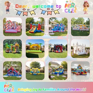 Inflatable chướng ngại vật khóa học thư bị trả lại nhà Combo trượt nhảy khu vực Đường Hầm phiêu lưu chơi lâu đài cho trẻ em PVC Chất liệu dễ dàng thiết lập - Product Image 2