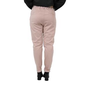 Pantalon pour femme rose poudré taille haute coupe slim pour un usage décontracté - Product Image 3