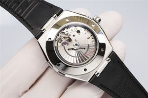 Montre pour homme de luxe, marque haut de gamme, mécanique automatique, acier inoxydable, bracelet en cuir véritable, verre saphir, étanche 50 bars, haute qualité - Product Image 2