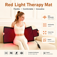 Pasokan Pabrik Matras LED Cahaya Merah Stok Siap Matras Terapi Cahaya Merah Besar 420 LED