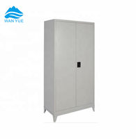 Armoire de casier à double porte de Design moderne de Luoyang pour l'atelier d'école d'hôtel de maison de bureau avec les pieds réglables pour l'usage de chambre à coucher