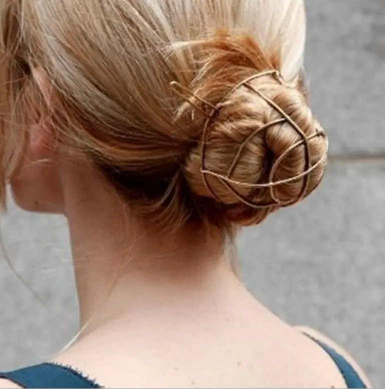 महिलाओं के लिए फैशन धातु बाल चिपक जाती है बाल क्लिप पिन Minimalist यू आकार लड़कियों Hairpins बाल रोटी निर्माता Headwear