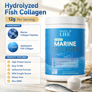 Colágeno marino, extractos de plantas, péptidos en polvo, suplemento de 246g, promueve la salud de las articulaciones, poder del colágeno marino para adultos - Product Image 3