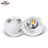 Nouveau couvercle d'isolation réglable tout rond étanche au feu IP65 directement en aluminium COB bord de fuite projecteur led dimmable