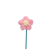 Groothandel Lage Prijs Bloemen Mini Handgemaakte Haakpoppen Bloemboeket voor Potplant Decoratie Amigurumi Bloemversiering Cadeau