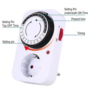 Wifi Smart Socket 24 Uur Timer Socket <span class=keywords><strong>Aquarium</strong></span> Smart Automatisch Op Off Mini Mechanische Plug-In Tijd Schakelaar nieuwe - Product Image 3