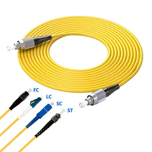 Pabrik FTTH SC/FC/LC/ST/MTRJ/MU/DIN UPC APC simpleks SM MM 3M 5M 10M 20M 30M kabel patch serat