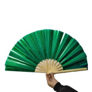 Abanico Plegable de Bambú y PVC Estilo Kung Fu - Product Image 3