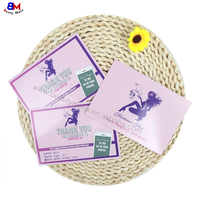 Carte d'insertion personnalisée en gros pour prospectus, carte de vœux professionnelle, carte de remerciement