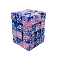 Dés hexahédriques en plastique de 12 mm pour comptoir, vente en gros, avec logo personnalisé, jetons de jeu de société, marques +/-1 2 6, par pièce