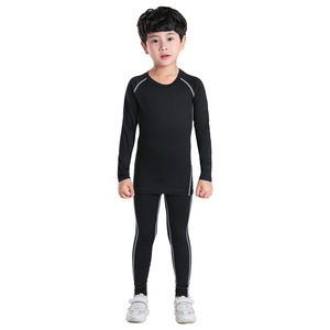 Yoga Gym Fitness Clothing Set Kids <strong>Boys</strong> Sportswear Quick Dry Workout <strong>Leggings</strong> Top <strong>Sport</strong> Clothes Training Compression Tights Yoga - Product Image 2