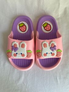 Cute-BB Pantofole Rosa con Cartoni Animati, Taglia 24-31, Suola in EVA, Punta Aperta, per Uso Domestico - Product Image 6