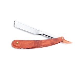 New Barber <b>Razor</b> Beauty Salon Accessories <b>Razor</b> Shaver Single Blade <b>Men</b> Personal Care Stainless Steel Solid Color - Product Image 4