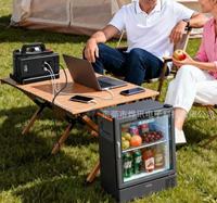 Chargeur de camping 4 ports QIYUN 500W avec batterie onduleur 18V USB-C/USB-A pour Ryobi AC/DC 230V – Neuf