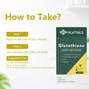 Oral Strips Supplement OEM ODM Private Label GMP Energy Vitamin <b>Protein</b> Melatonin Sleep Glutathione Dissolving Film Strips - Product Image 6