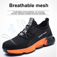 Calzado de Seguridad con Puntera de Acero Ligero y Transpirable para Hombre y Mujer, Estilo Deportivo, Zapatos de Trabajo Industriales Zapatos de Senderismo.