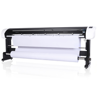 Plotter de corte e impresión de contornos de patrones de papel para prendas de vestir, de gran venta, con inyección de tinta