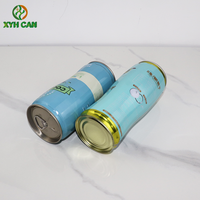 Kaleng Logam Tinplate Kustom Pabrik dengan Segel Tarik, Dilapisi Pernis, Mudah Dibuka, untuk Bir Kerajinan, Bentuk Kaleng Anggur, Wadah Kaleng