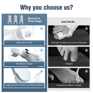 Tenicore XH belat Bunion kaku dengan fitur yang dapat disesuaikan penopang Penyelaras jari kaki Siang & Malam untuk koreksi Hallux Valgus - Product Image 2