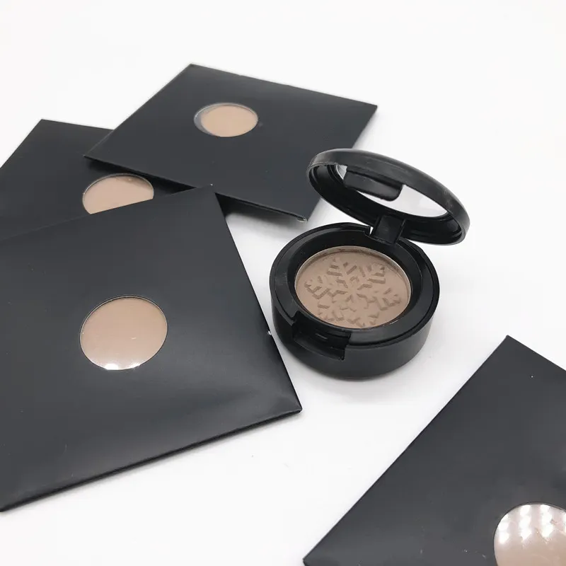 ZL индивидуальный дизайн печать мини-образец румян теней для век макияж косметика бумажный конверт с маленьким круглым прозрачным окном