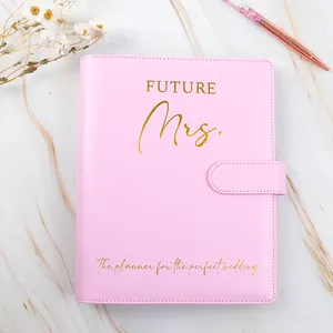 Luxury Custom Binder Wed Planner Set Pink My Wedding Planner Book